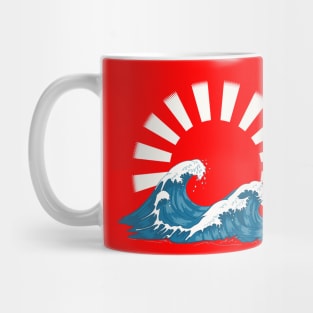 Japanese Waves Mug